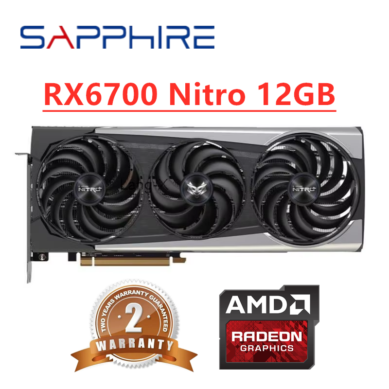 Rx 6700 Xt 12Gb Graphics Card - GPU サファイア RX 6700 XT 6700XT