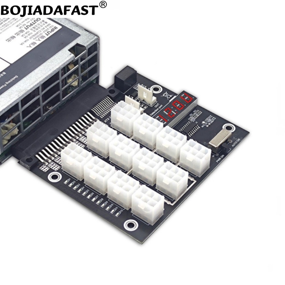 12 ポート PCI-E 6Pin コネクタサーバー PSU - 2400W Server Psu Breakout Board のレビューと価格