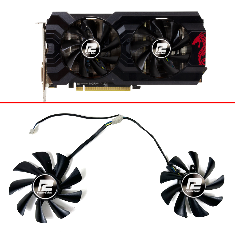 ビデオカード冷却ファン、85mm、t129215su、4ピン - Rx 580 8Gb 2048Sp Gpu のレビューと価格