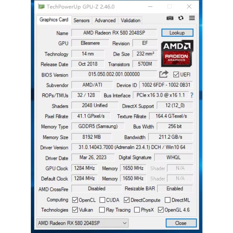 Hongyi DIY グラフィックカード RX 580 20 - Rx 580 8Gb 2048Sp Gpu のレビューと価格