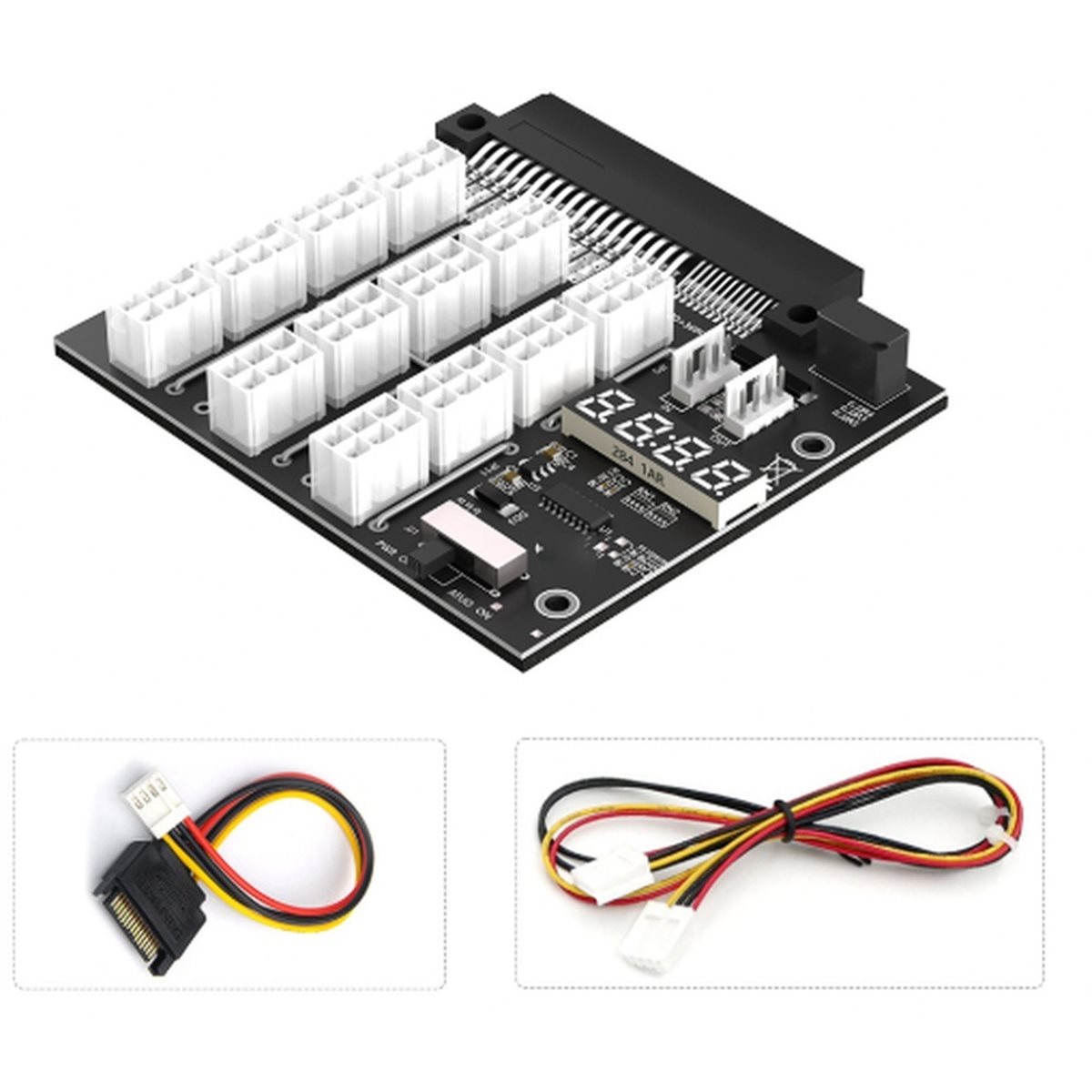 新しい工場製~12ポート PCIe 6ピン コネクタ ブレー - 2400W Server Psu Breakout Board のレビューと価格